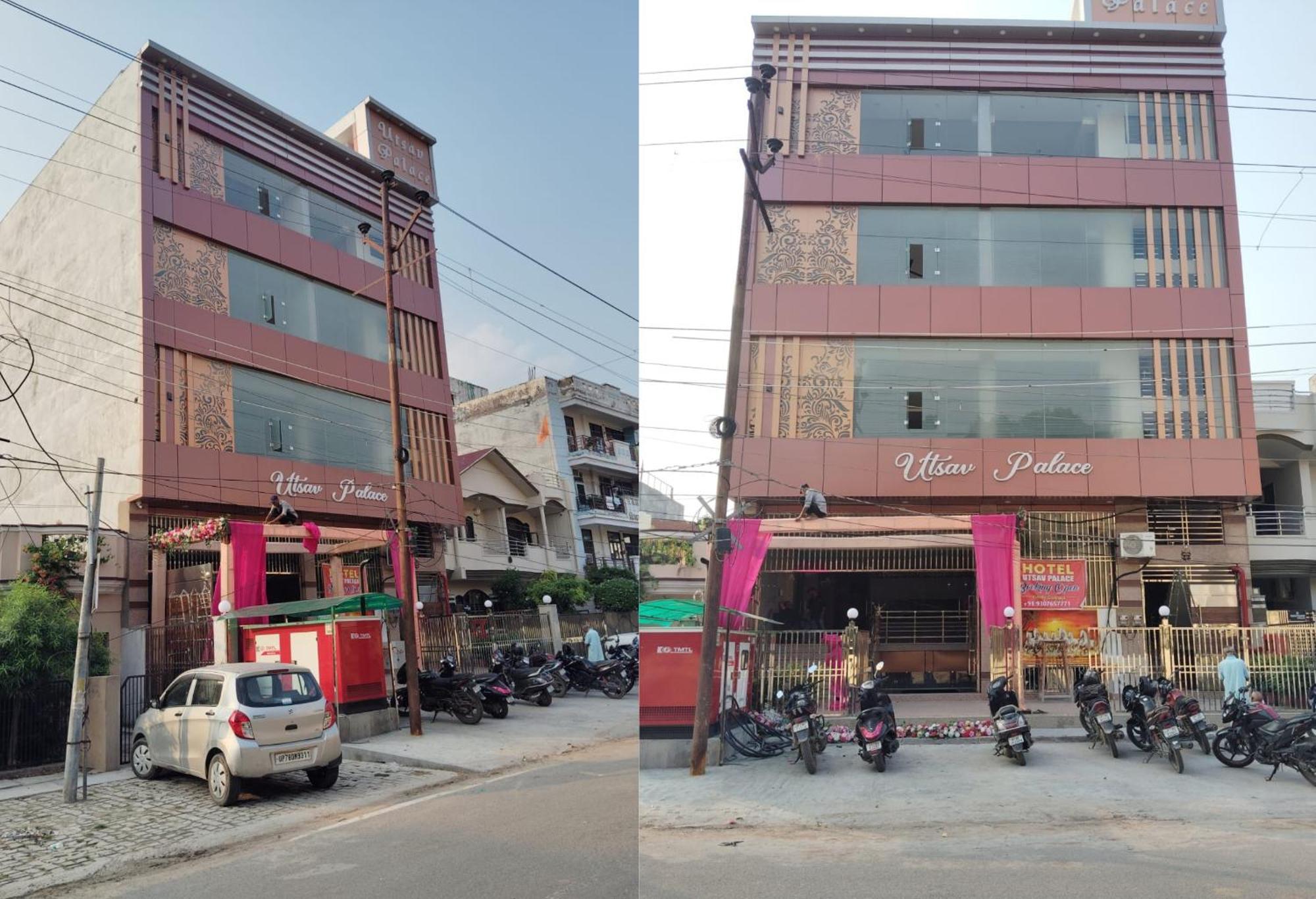 Hotel Utsav Palace 坎普尔 外观 照片